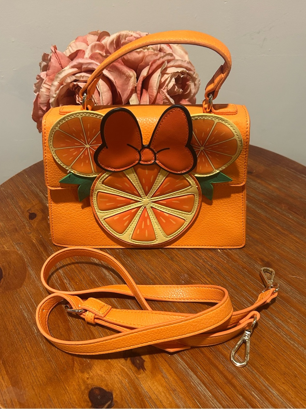 Disney Our Universe Minnie Mouse Citrus Crossbody Bag